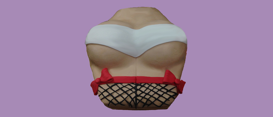 Torta Er&oacute;tica de Nalgas